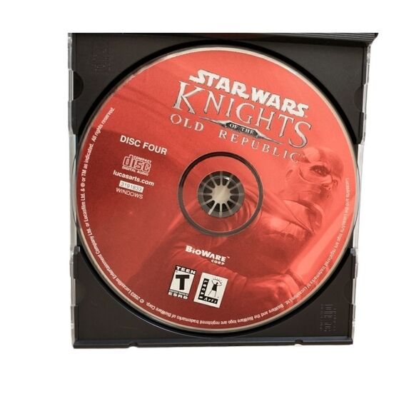 Star Wars Knights Of The Old Republic WINDOWS LucasArts Bioware 2003 4 Discs - Picture 8 of 12